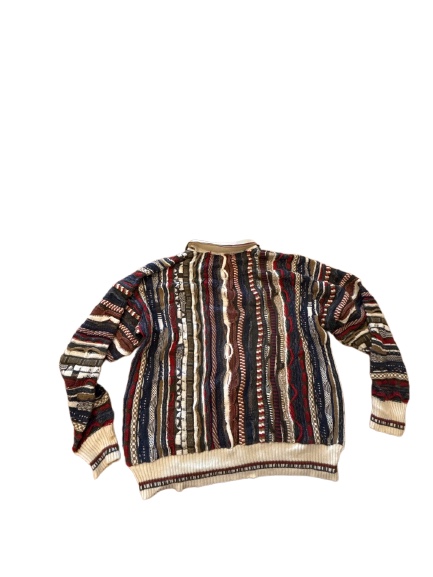 Alfani Vintage Knit Sweater Multi L — 90s by Alfani, Size L, $81 - Photo 2