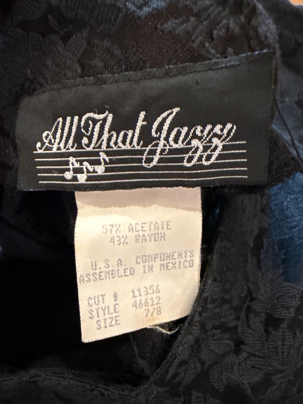 All That Jazz Vintage Black Off-Shoulder Dress 7/8 — 90s by All That Jazz, Size 7/8, $59 - Photo 3