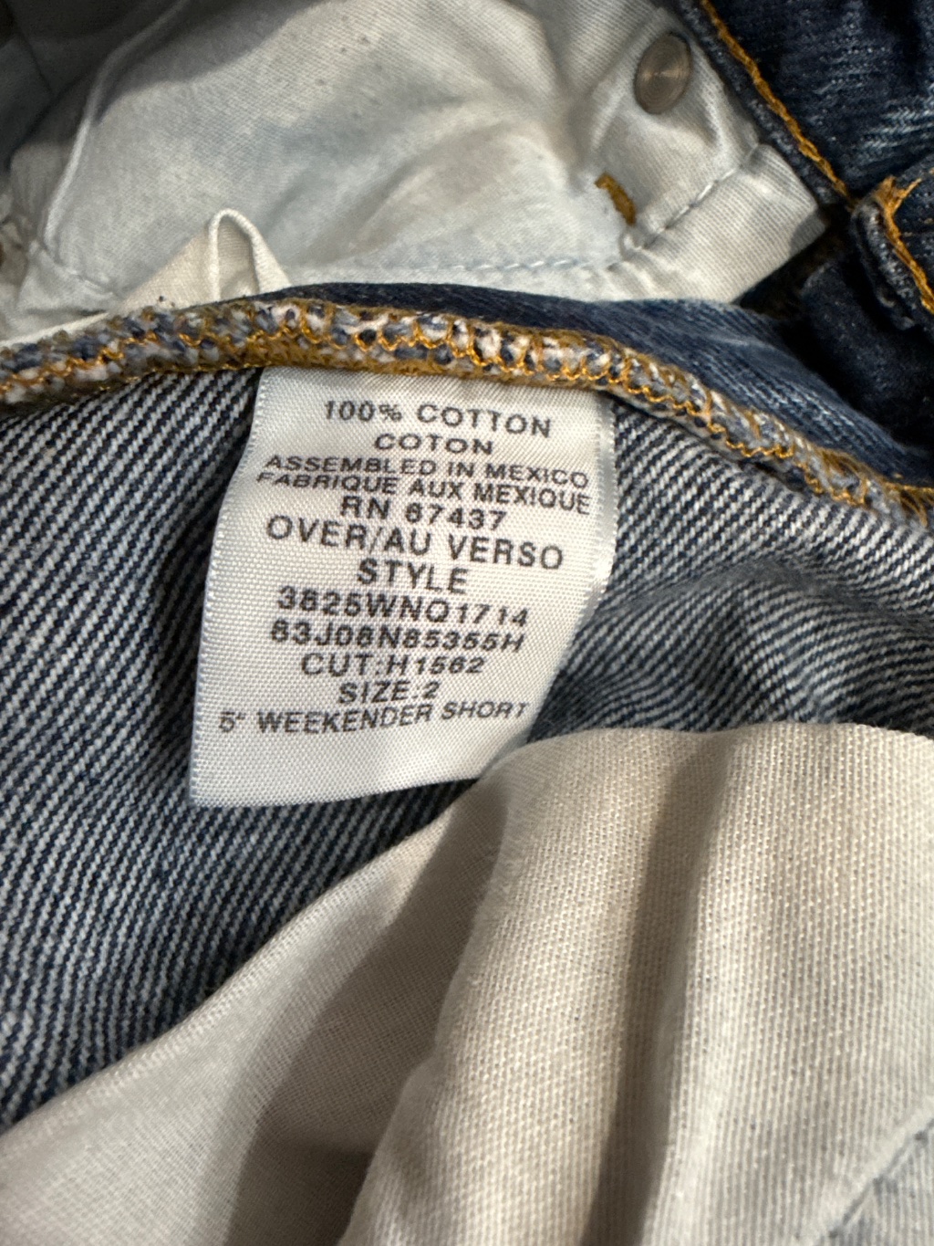 Ralph Lauren Vintage Denim Shorts Blue Size 2 — 90s by Ralph Lauren, Size 2, $64 - Photo 3