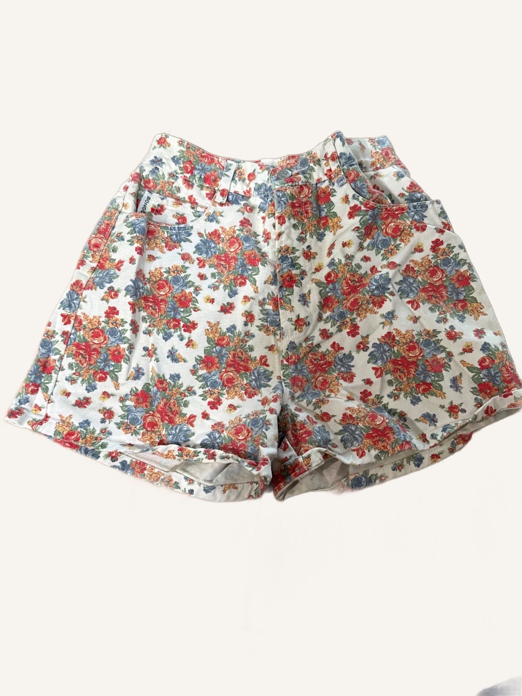Bongo Vintage Floral Shorts Multi Size 9 — 90s by Bongo, Size 9, $30