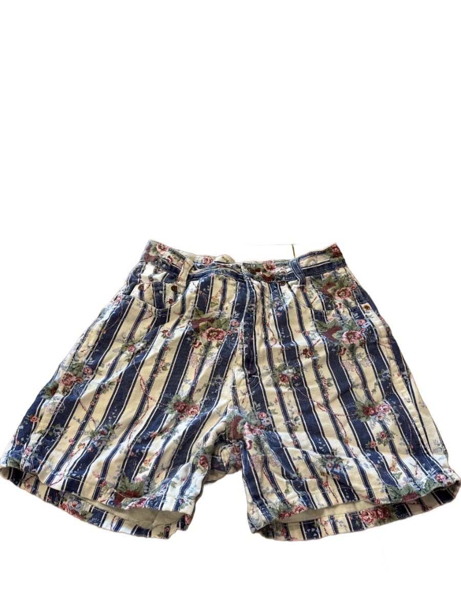 Michael Vintage Floral Striped Shorts Multi 3 — 90s by Michael, Size 3, $47 - Photo 2