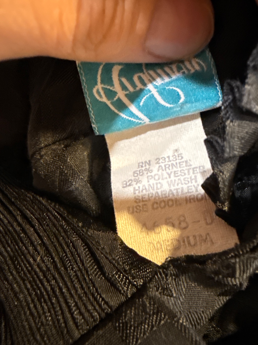 Ardmore Vintage Black Blouse Medium — 80s by Ardmore, Size Medium, $28 - Photo 5