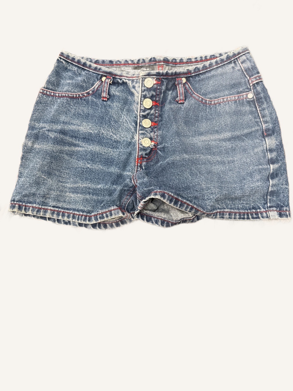 No Boundaries Vintage Denim Shorts Blue 7 — Y2K by No Boundaries, Size 7, $13