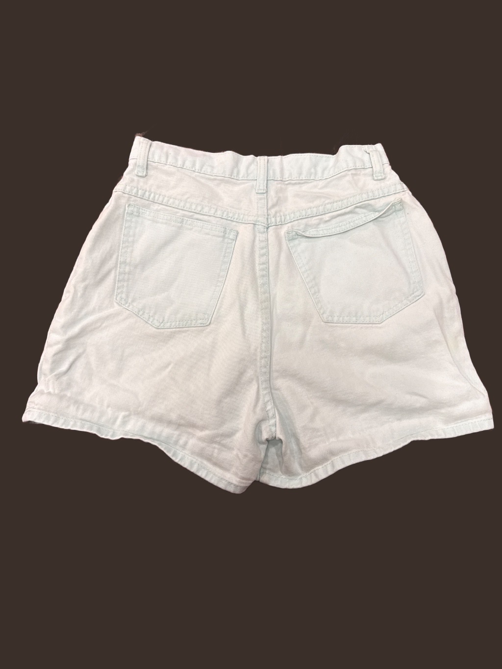 Forenza Vintage Cotton Shorts Mint Green 8 — 90s by Forenza, Size 8, $20 - Photo 2
