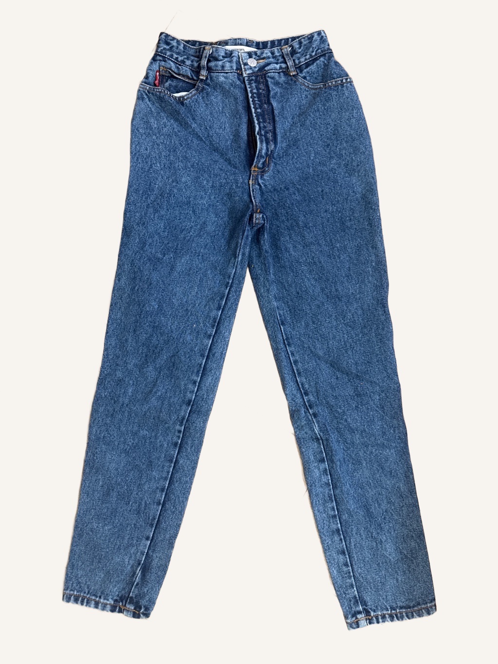 Bongo Vintage High-Waisted Jeans Blue Size 5 — 90s by Bongo, Size 5, $50
