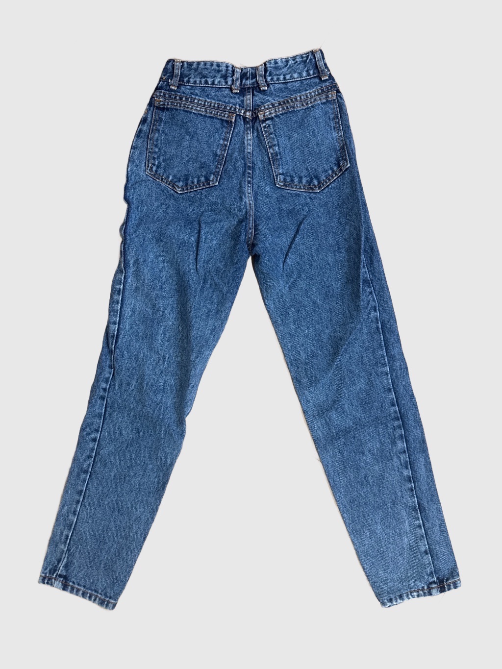 Bongo Vintage High-Waisted Jeans Blue Size 5 — 90s by Bongo, Size 5, $50 - Photo 2