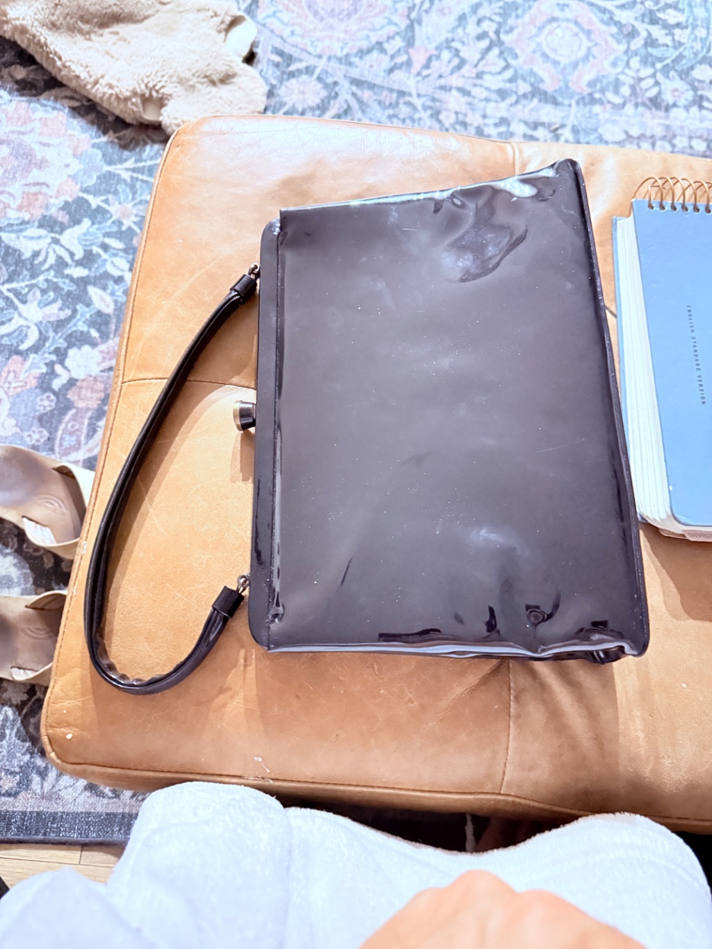 Lewis Vintage Patent Leather Handbag Black — 60s by Lewis, $29 - Photo 2