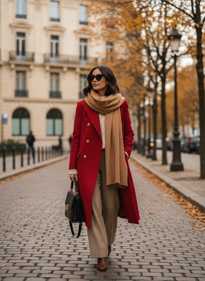 Ralph Lauren Vintage Red Blazer Size 6 — 80s by Ralph Lauren, Size 6, $110